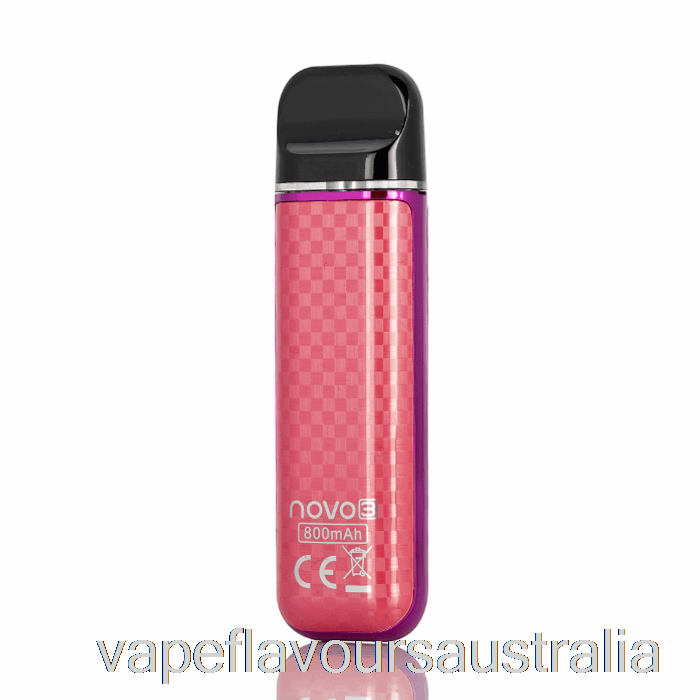 Vape Flavours Australia SMOK NOVO 3 25W Pod System Purple Red Carbon Fiber